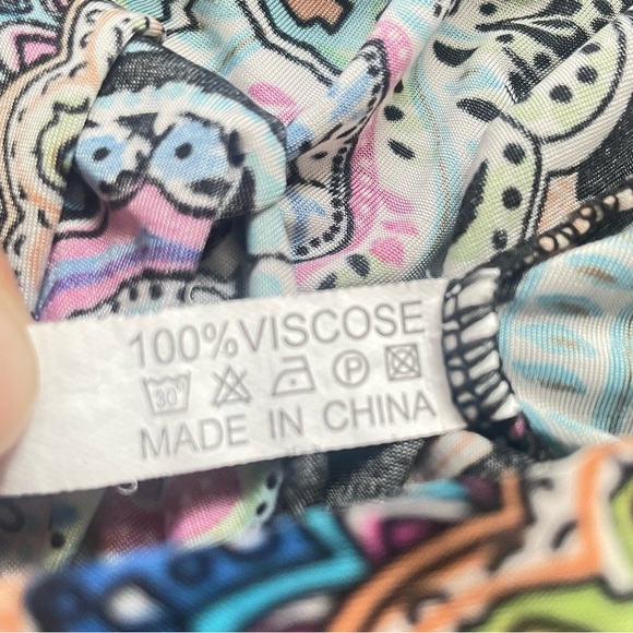 MULTICOLOR SPANDEX SEXY SHORT SIZE S - Picture 11 of 12